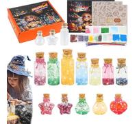 Halloween Potion Making Kit, Craft Kit for Mystery Potions, Halloween Stone Bottle in the Dark | Storage Box Creative Craft Kit Fairy Activities Gen