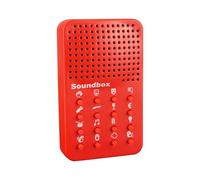 Halloween Prank Sound Effect Toy with 16 Unique Sounds for Ultimate and Laughter (Red, 11X7X3CM)