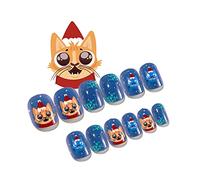 Halloween Press On Nails Pumpkin Child Adult Multi Color Press On False Tips Artificial Finger Manicure
