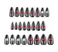 Halloween Press On Nails Wearable Almond Shaped Art Short Spiders Glittering Designs Easy Stick On Manicure For Wo Spiders Glittering
