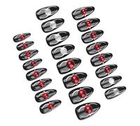 Halloween Press On Nails Wearable Almond Shaped Art Short Spiders Glittering Designs Easy Stick On Manicure For Wo Spiders Glittering