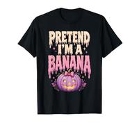 Halloween Pretend I'm A Banana Funny Lazy Costume Joke T-Shirt