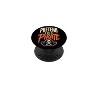 Halloween Pretend I'm A Pirate Funny Costume Skull PopSockets Adhesive PopGrip