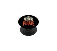 Halloween Pretend I'm A Pirate Funny Costume Skull PopSockets Adhesive PopGrip