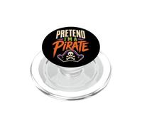 Halloween Pretend I'm A Pirate Funny Costume Skull PopSockets PopGrip for MagSafe