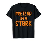 Halloween Pretend I'm A Stork Costume Funny Lazy Kids Adult T-Shirt