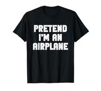 Halloween Pretend I'm an Airplane Costume Lazy Kid Air-Plane T-Shirt