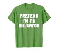 Halloween Pretend I'm an Alligator Costume Lazy Adult Kids T-Shirt