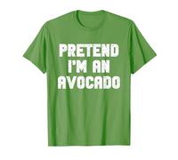 Halloween Pretend I'm an Avocado Costume Lazy Kids Adult T-Shirt