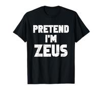 Halloween Pretend I'm Zeus Costume Funny Lazy Adult Kids T-Shirt