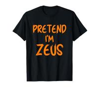 Halloween Pretend I'm Zeus Costume Funny Lazy Kids Adult T-Shirt