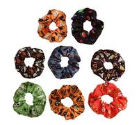Halloween Print Hairbands For Adult Women Punk Hair Circles Festival Theme Scrunchy Hair Elastic For Causal Formal Event