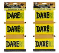 Halloween Printed 'Caution Enter If You Dare' Fright Tape Spooky & Durable Halloween Decoration for Parties | Indoor & Outdoor Use (6)