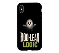 Halloween Programmer Boo-lean Logic Ghost Coder Gift Case for iPhone X/XS