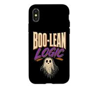 Halloween Programmer Boo-lean Logic Ghost Coder Gift Case for iPhone X/XS