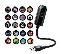 Halloween Projection Lamp USB LED Night Light With Interchangeable Slides | 360° Adjustable Mini Projector For Christmas Birthday Bedroom Living Room Car Party Home