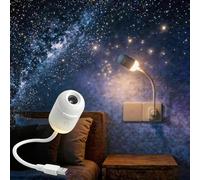 Halloween Projector, 2-in-1 Galaxy Projector Night Light, Ocean Projector, 360° Plug and Play Starry Sky Projector with 12 Sliding Projection Films for Bedroom, Gaming Room, Parties & Home Decoration