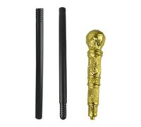Halloween Prop Stick Pimp Canes | Cane Scepter Walking Wand for Halloween Cosplay King | Halloween Cosplay King Scepter Walking Cane Toy for Adults Kids Carnival