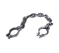 Halloween Props Prisoner Chain Wrist Shackles Funny Toys for Halloween Party&Home Decor Prison Handcuffs Props 1 Pack Chain Wrist Shackles