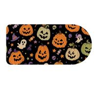 Halloween Pumpkin 29.1x13.8 Inch Mouse Pad with Ergonomic, Thick 2 mm Anti-Slip Rubber Extended Computer Mat, Large Gaming Mouse Pad for Laptop, Office & Home, Color54