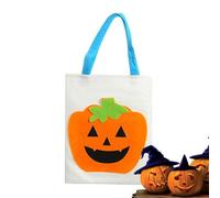 Halloween Pumpkin Bag, Candy or Treat Bags, Portable Burlap Tote Bags for Treats, Lightweight Grocery Pouch, Reusable Candy Bags for Candy or F, b, Se référer à la description