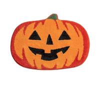 Halloween Pumpkin Bath Rug Soft Non Slip Absorbent Shower Carpet Cozy Autumn Floor Mat for Bathroom Bedroom Entryway Home Decoration (Orange, 50x80cm)