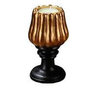 Halloween Pumpkin Candle Holder - Resin Halloween Votive Holder | Festive Pumpkin Design Candle Stand For Tabletop Hallow een Party Decoration And Cozy Autumn Home Atmosphere With Seasonal
