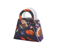 Halloween Pumpkin Candy Bag Fabric Storage Bags Children's Handbag for Party Accessory Costume Silicone Rolling Mat 36 (C, 13x12)