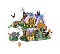 Halloween Pumpkin Car Brick Kit, Halloween Home Décor & Gift for Adults, Spooky Bricks Kit, Building Bricks Horror Model (789 PCS)