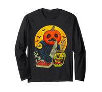 Halloween Pumpkin Carving Horror Movie Serial Killer Long Sleeve T-Shirt