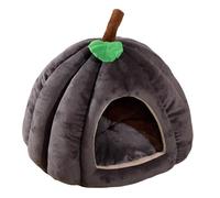 Halloween Pumpkin Cat Bed Basket - 45x45x40cm Pumpkin Cat Cave,Pumpkin Shape Cat Bed,Halloween Pet Kitten Cave House Pumpkin-shaped,Creative Pet Cave Bed For Indoor Cats,Small Dogs
