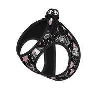 Halloween Pumpkin Cat Print Adjustable Harness Leash Set For Cats And Dogs, Soft Breathable Kitten Puppy Mesh Vest With Reflective Design, Escape-Proof Lead For Small Pets Walking Training