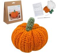 Halloween Pumpkin | Complete Crochet Kit | Makes a 10cm Pumpkin