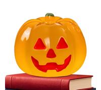 Halloween Pumpkin Decor | Glow in the Dark Pumpkin Statue - Resin Figurines Decoration Ornament for Indoor Tabletop Garden Desk Party Holiday Seasonal Halloween Festive Atmosphere Creation