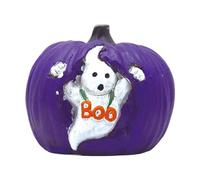 Halloween Pumpkin Decor - Resin Pumpkin - Sculpture Ornaments | Spooky Halloween Decoration Art Figure for Holiday Home Living Room Bedroom Kitchen | Indoor Party Desk Tiered Tray