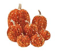 Halloween Pumpkin Decoration - Halloween Pumpkins Autumn, 7-Piece Thanksgiving Home Decoration Set for Indoor Outdoor Thanksgiving Desk Kitchen Living Room Bedroom