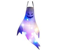 Halloween Pumpkin Expression Ornaments Ma.sks Costume Attire Venue Setup Props Halloween Gho.st Flags & Hangings Complete Set For A Thrilling Celebration (A, 47*26)