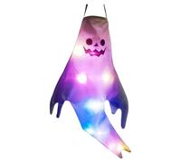 Halloween Pumpkin Expression Ornaments Ma.sks Costume Attire Venue Setup Props Halloween Gho.st Flags & Hangings Complete Set For A Thrilling Celebration (C, 47*26)