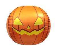 Halloween Pumpkin Foil Balloons - Halloween Pumpkin Balloon Inflatable Spooky Pumpkins Decor | Aluminum Foil Material Setup with Inflatable Port | 36x33 cm and 60x32 cm Perfect for Horror Parties