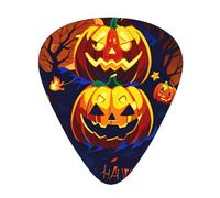 Halloween Pumpkin Guitar Picks Set-Premium Abs Material,Various Thicknesses-Enhance Your Playing Experience