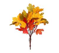 Halloween Pumpkin Halloween & Thanksgiving | Autumn Maple Leaf Bundle | Home Branches | Fall Themed Insertions for Festive Displays Garden Gadgets for The Elderly (H, 10X10CM)