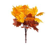 Halloween Pumpkin Halloween & Thanksgiving | Autumn Maple Leaf Bundle | Home Branches | Fall Themed Insertions for Festive Displays Garden Gadgets for The Elderly (I, 10X10CM)