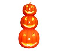 Halloween Pumpkin Jack O Light Up Pumpkin Decorations Lighted Pumpkin with LED Bulb Indoor/Outdoor Pumpkin Decoration Hairdresser Snowflake Ornament (Red, 35X15CM)