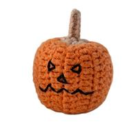 Halloween Pumpkin Knit Doll,Knitting Doll Cute Knitted Toy Pumpkin Ornaments Art - Exquisite Craftsmanship, Comfortable Funny Car Ornament for Unique Offices Decor