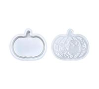 Halloween Pumpkin Lantern Silicone Mold, Halloween Molds, Pumpkin Lamp Silicone Molds, Smooth Release Design, Non-Slip, 65g, for Decorations Plaster Epoxy Wax Tealight Holder