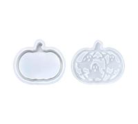 Halloween Pumpkin Lantern Silicone Mold, Halloween Molds, Pumpkin Lamp Silicone Molds, Smooth Release Design, Non-Slip, 65g, for Decorations Plaster Epoxy Wax Tealight Holder