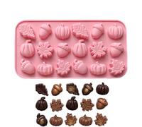Halloween Pumpkin Maple Leaf Flexible Silicone Baking Mould | Fondant mould, stylish kitchen accessory, decorative baking mould with heat-resistant quality, accessories for bakery and