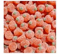 Halloween Pumpkin Marshmallow & Sweet Mix - Fun Spooky Treats for Kids - Trick or Treat Party Bag Fillers - Halloween Pumpkin Party Gift Box (600g, Gummy Pumpkins)