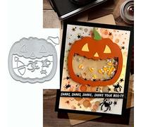 Halloween Pumpkin Metal Cutting Die Cuts, DIY Crafts Scrapbook Paper Cards Cutting Dies Cut Stencils for DIY Embossing Card Making Book Tags Decorative Paper Dies Scrapbooking
