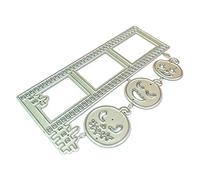 Halloween Pumpkin Metal Cutting Dies Stencil Scrapbooking Album Paper Card Template Mold Embossing Craft Decoration Metal Cutting Dies for Crafting